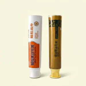 Custom Aluminum Plastic Slanted Mouth Tubes 12.7-35mm Screw Cap Food Grade UV Printed