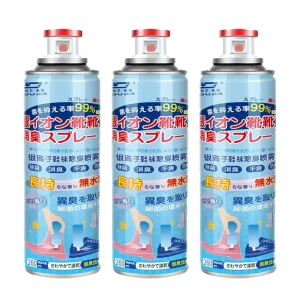 Custom Bottle Pattern Eco Friendly Urinal Eco Shoe Deodorant Spray OEM&ODM Natural Deodorant Sneaker Deodorant