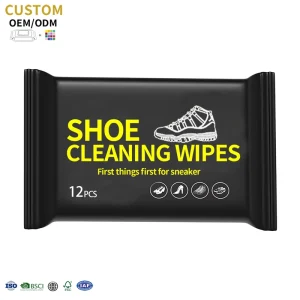 Custom Clean Wipes Shoes Sneaker Wipe Shoe Cleaner Quick Disposable Travel Portable Wipes