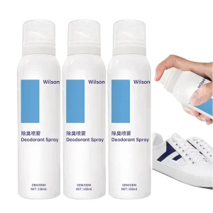Custom Different Capacity Shoe Clothes Deodorant Spray 200ml Oem Odm Aerosol Cosmetic Factory Deodorizer Spray