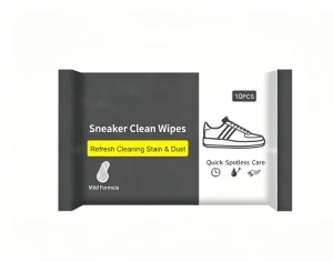 Custom Disposable Sneaker Cleaning Wipes Quick Stain Remover for White Shoes