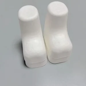 Custom Eco Friendly White Paper Pulp Foot Mold Baby Sock Shoe Tree Baby Shoe Insert
