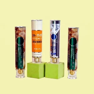 Custom Eco friendly Cylinder Aluminum Plastic Squeeze Toothpaste Tube 12.7 35mm Screw Cap UV Printing for Bulk