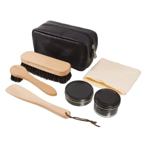 Custom European Style Mens Professional Shoe Care Kit Shoe Shine Kit Box Shoe Polish Set