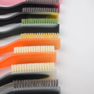 Custom Household Daily Long-Handle Shoe Brush Plastic Solid Color Cashmere Soft-Bristled Cleaning