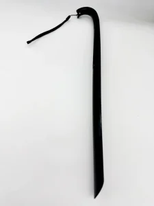 Custom Logo 42CM Plastic Shoe Horn ABS Long Handle Promotional Shoe Helper for Seniors Gifts