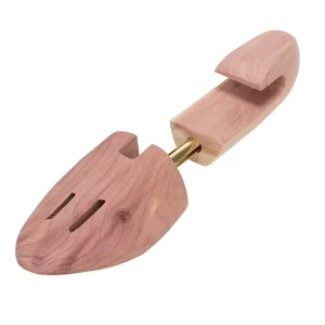 Custom Logo Big Tree Natural Red Wood Shoe Tree Adjustable Size Wood Shoe Stretcher