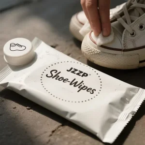 Custom Logo Disposable Non woven Shoe Shine Sneaker Cleaner Wet Wipes 15x20cm Customizable Packings