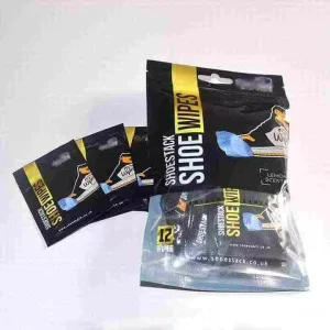 Custom Logo Disposable Thick Shoes Cleaning Wipes Travel Portable Sneaker Wet Tissue