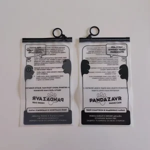 Custom Logo Frosted Matte CPE Mobile Phone Pack Plastic Packaging Ziplock Bag Mobile Accessories Storage Zipper Pouch