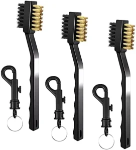 Custom Logo Golf 2 Sided Nylon Brush Kit Tool Cleaner Brass Wires Golf Club Brush