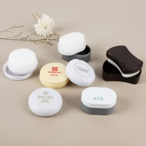 Custom Logo Hotel Shoe Shine Portable Shoe Polish Sponge for Hotel