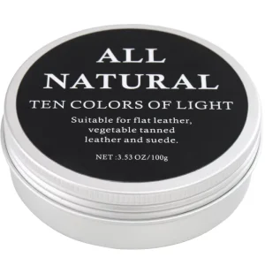 Custom Logo Metal Jar Mink Oil for Leather Shoe Bag Shoe Polish for Shoe Care
