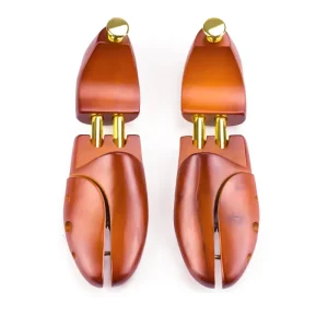 Custom Logo Pine Wooden Shoe Tree Shoes Expander Adjustable Shoe Stretcher for Men and Women