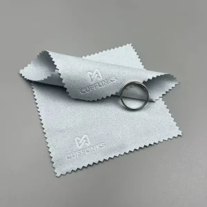 Custom Logo Printed Suede Cleaning Cloth Jewelry Cleaner Polishing Cloth