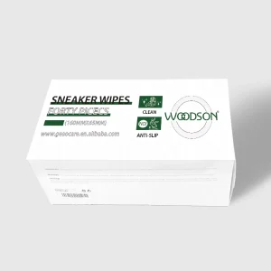 Custom Logo Private Label Sneaker Cleaner Wipes Sneaker Sole Grip Wipes Remove Shoe Stains Shoes Wipes Cleaning