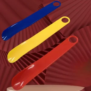 Custom Logo Promotional Plastic Shoe Horn 25cm Long Colorful Mini Design Fashion Style
