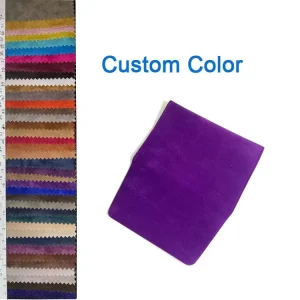 Custom Logo Purple Thick Suede Envelope Book Cosmetic Scarf Packing Bag W stripe