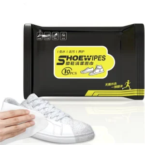 Custom Logo Shoe Cleaning Wipes OEM Portable Sneakers Quick Cleaning Wet Tissue Private Label Shoe Wipes
