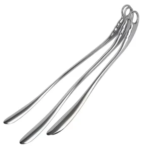 Custom Logo Shoe Spoon Stainless Steel Metal Long Shoe Horn