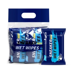 Custom Logo Shoes Cleaning Towel 12 Pcs Wet Wipes for White Shoes Quick Cleaning Shoes Wet Wipe Sneaker Easy Cleaning