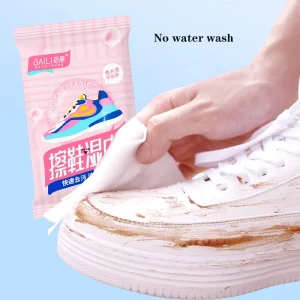 Custom Logo Shoes Wipes Sneaker Cleaner Alcohol Free Wet Wipes Quick Cleaning Wipes for Shoes