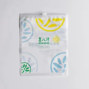 Custom Logo Size Color Luxury Clothing Zipper Pouch Frosted Zip Lock Various Items Packaging Plastic Bag