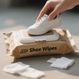 Custom Logo Spunlace Material Shoe Cleaning Wipes 15x20cm Individual Pack for Sneakers Single Wet Wipes