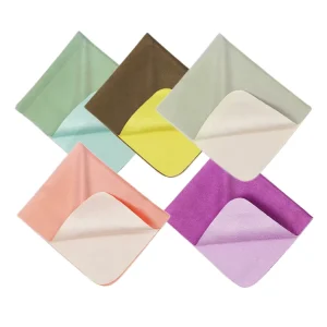 Custom Logo Suede Cleaning Cloth 145x175mm Sawtooth Edge for Glasses Sunglasses Jewelry Eyeglasses Care Product Package