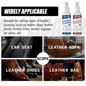 Custom Logo Universal Harmless Leather Cleaner and Conditioner Kit Moisturizing Leather Cleaner Spray