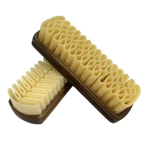 Custom Logo Wooden Nubuck Brush Suede Cleaning Brush