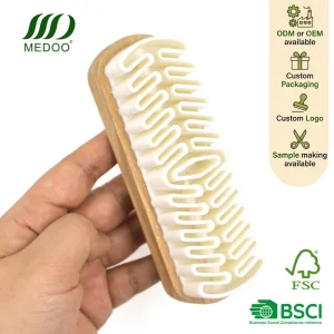Custom Logo Wooden Suede Brush Rubber Crepe Shoe Cleaner Brush Nubuck Leather Cleaning Brush for Shoes Clothes Custom Logo