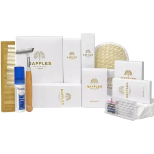 Custom Luxury Eco Friendly Biodegradable 5 Star Hotel Guest Room Disposable Amenities Toiletries Set