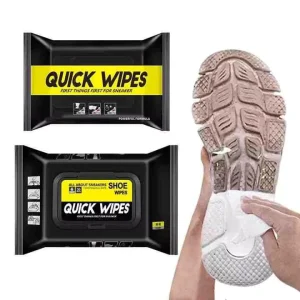 Custom Non woven Quick Cleaning Shoes Wipes Leather Sneaker Disposable Cleaner Towel Tissues Clean Shoe Wet Wipes