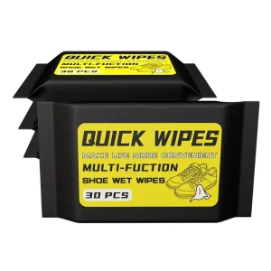 Custom Oem Disposable Cleaning Customized 30 Pcs Non-woven Sport Shoe and Sneaker Wipes