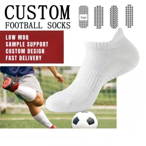 Custom Packaging Deodorant Moisture Control Adult Grip Soccer Socks for Indoor Football and Football Match