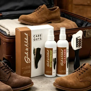 Custom Packaging Suede Shoe Care Kit Nubuck Cleaner Waterproof Spray and Brush Set