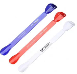 Custom Plastic Back Scratcher With Shoe Horn