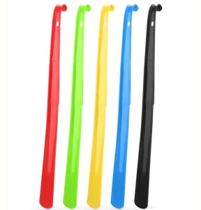 Custom Plastic Long Handle 23 Inches Shoe Horn for Seniors Women Men Kids