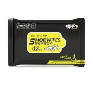 Custom Print Private Label Support 10pcs Wet Wipes Quick Cleaning Sneaker Wipes