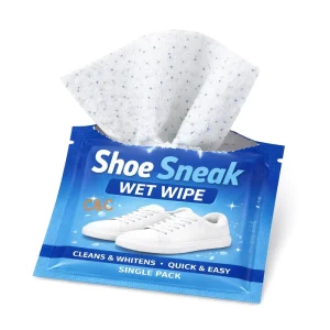 Custom Printing Travel Pack Individual Wrap Eco Friendly Premium Shoe Sneaker Cleaning Wipes