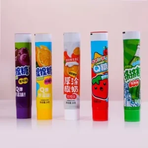 Custom Private Label Food Tube for Liquid Bubble Fruit Flavor Chewing Gum Toothpaste Screw Cap