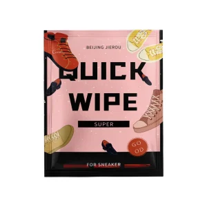 Custom Private Label Individually Wrapped Sneaker Shoes Quick Cleaning Wet Wipes