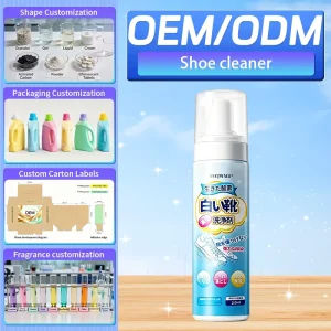 Custom Private Label Joya Oxygen Spray Shoe Cleaning Mousse Water free Sneaker Cleaner Supplies Athletic Shoes Cleaning 50%-80%