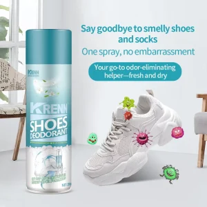 Custom Private Label Shoe Deodorizer Odor Eliminating Remover Aerosol Spray Shoes and Socks Deodorant Spray