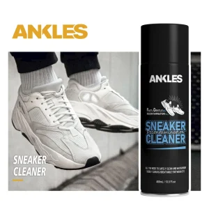 Custom Private Label Sneaker Foam Cleaner Shoe Cleaner Liquid Spray 400ml ISO MSDS Certified White