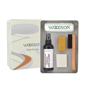 Custom Private Label Trainer Shoe Cleaning Kit Gift Set Sneaker Cleaner Spray Suede Erasers Brush Remove Shoe Stains