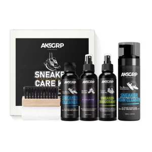 Custom Shoe Cleaning Care Kit with Brush Cleaner 6 In1 in Box Shoe Care Kit