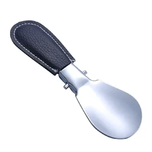 Custom Shoe Horn Foldable Telescoping Stainless Steel Shoehorn Portable for Travel Use
