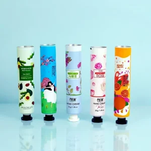 Custom Size Empty Cosmetic Squeeze Tubes Hand Cream Packaging Screw Cap UV Printing 12.7-35mm Diameter Custom
